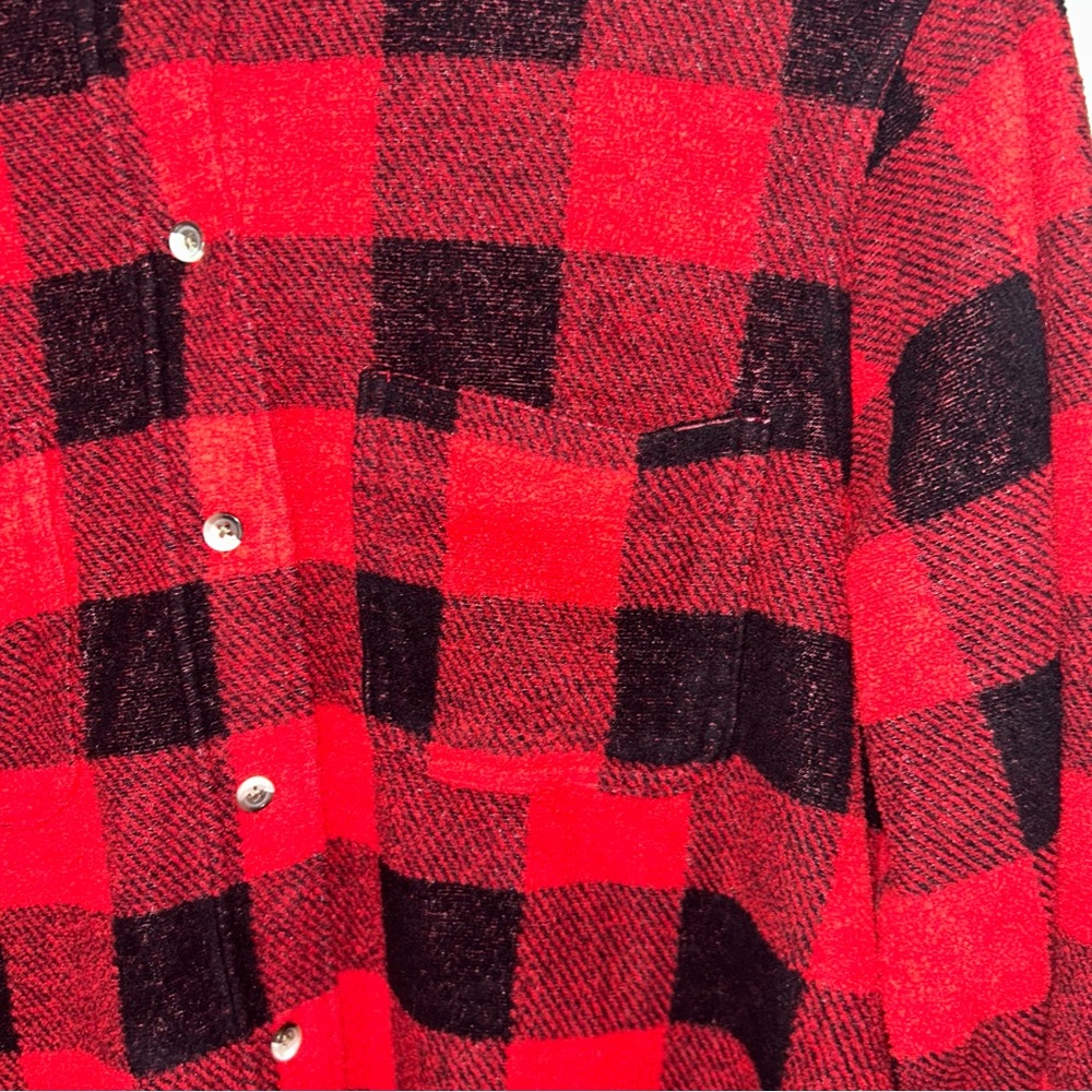 Red and Black Plaid Women’s‎ Shirt - Picture 3 of 5